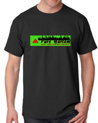 Pure Harlem T-Shirt FRONT DESIGN ONLY